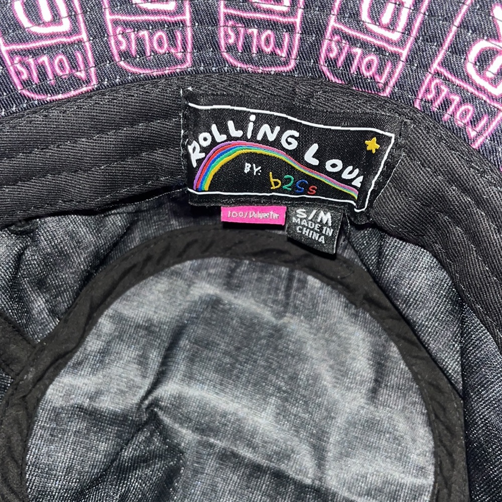Urban Outfitters Rolling Loud Bucket Bat Black & Purple NWT - Picture 5 of 6